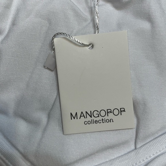 NWT Long Sleeve Bodysuit Plicated V Neck Sweetheart Neckline Going Out - Picture 7 of 7